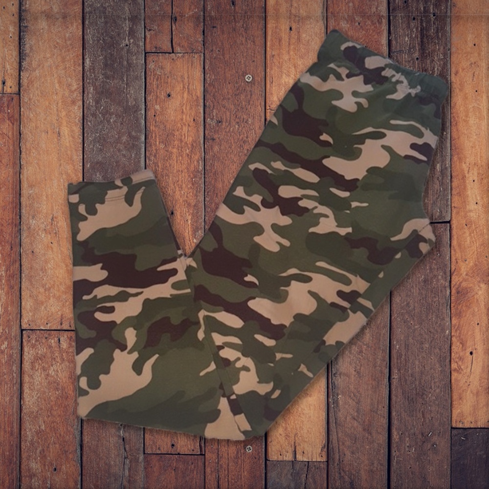 Camo Cotton Opaque Leggings